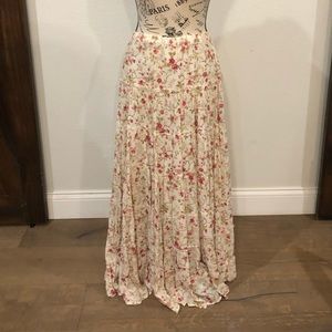 Ralph Lauren Denim and Supply Maxi Flower Skirt